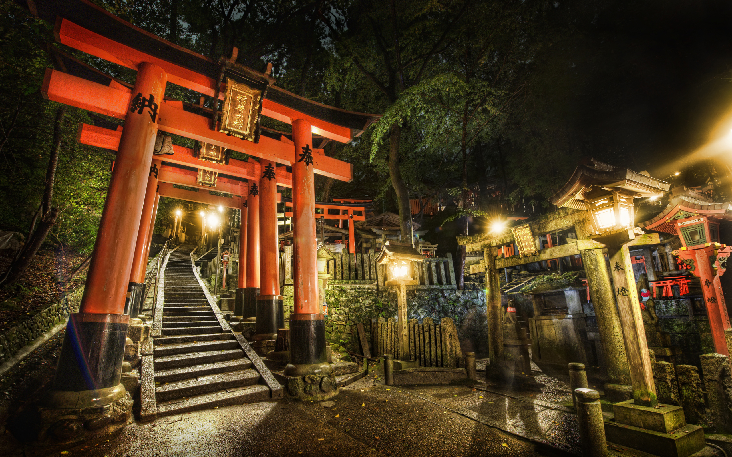 Midnight Adventure in the Japanese Cemetery