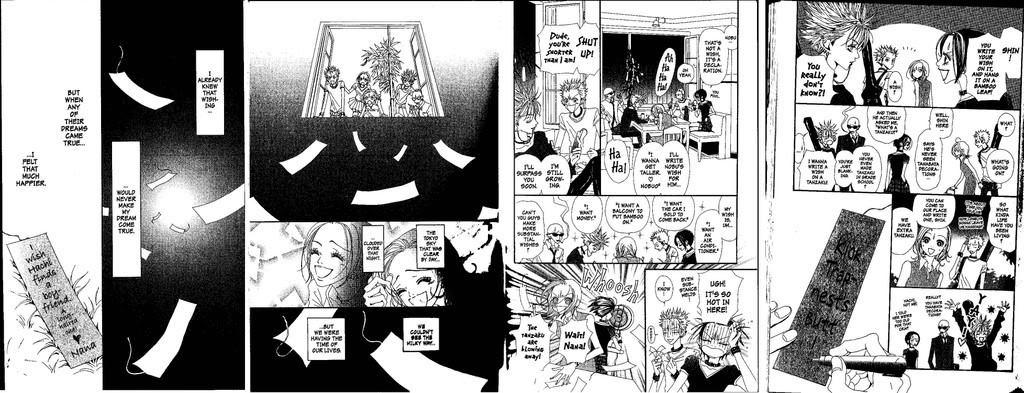 Los personajes de Nana (Ai Yazawa) celebrando Tanabata